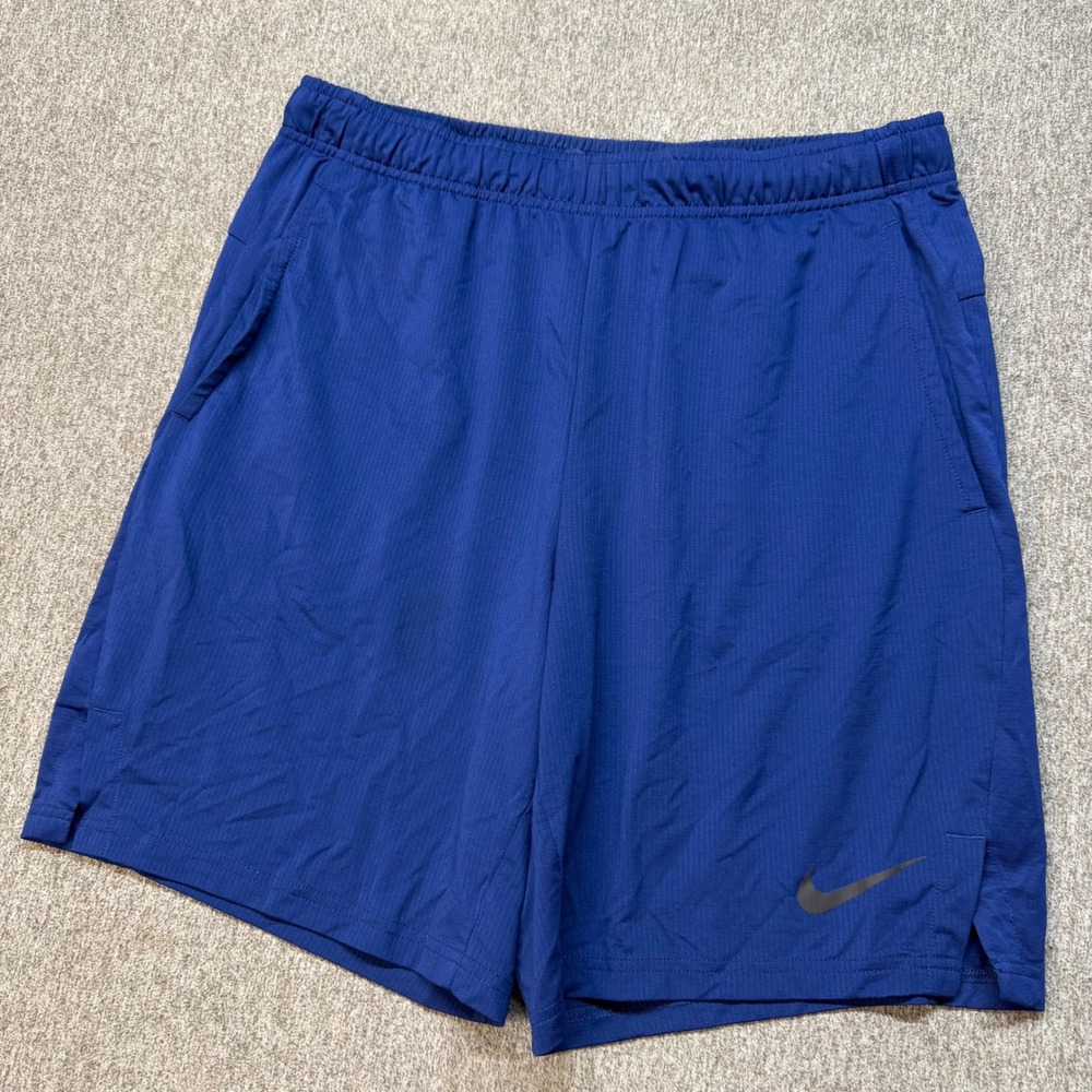 Nike Dri-FIT Mens Training Shorts Blue CJ2189-492 Size L